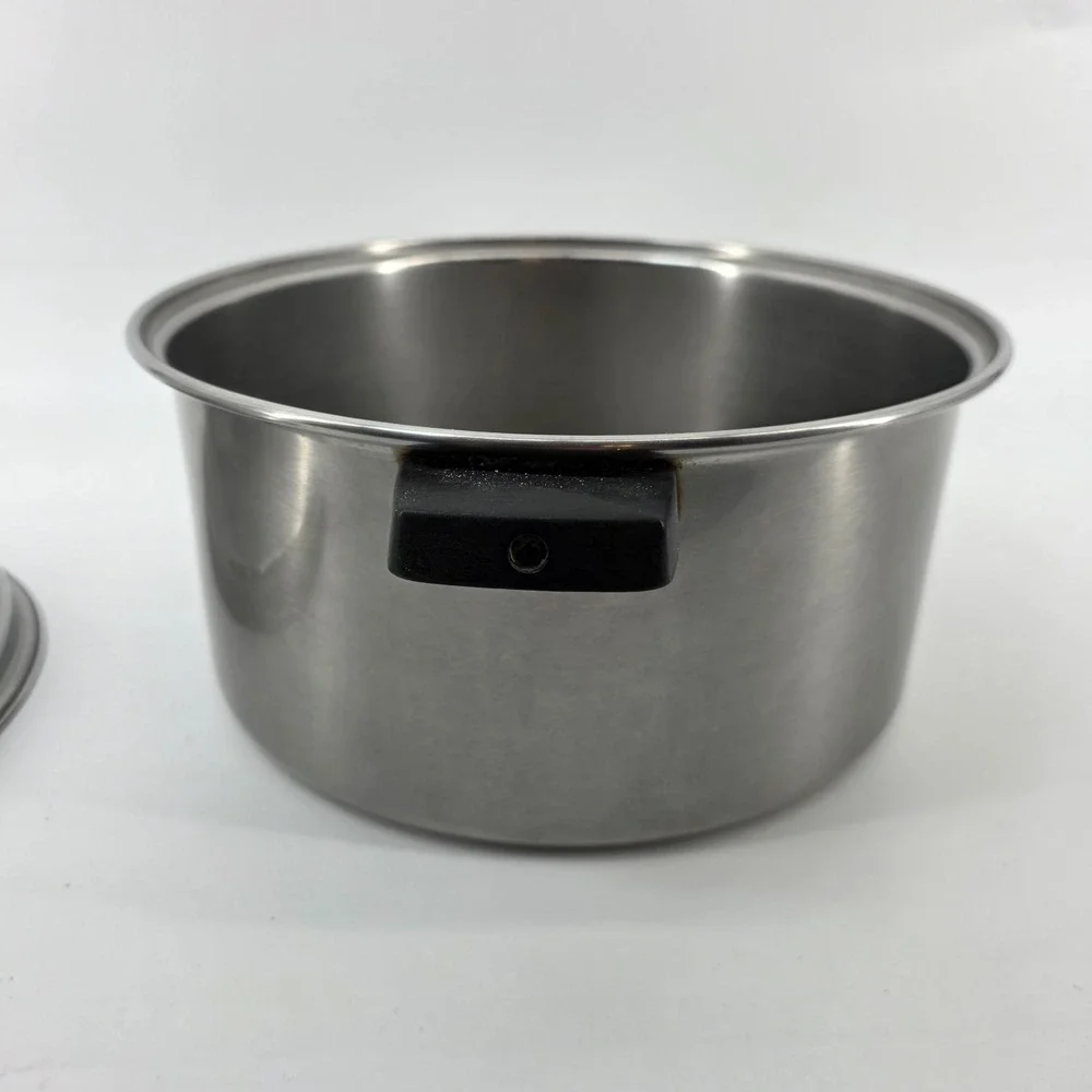Flint Ware by Ecko Dutch Oven 6Qt Stock Pot Stainless Steel With Lid Vintage